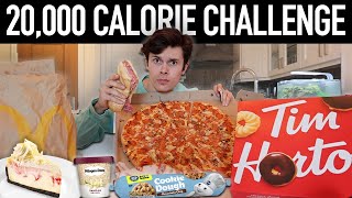 20000 CALORIE CHALLENGE  EPIC Cheat Day  Man VS Food [upl. by Lenwood970]