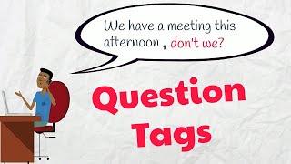 Question Tags  ESL Grammar  EasyTeaching [upl. by Marris395]