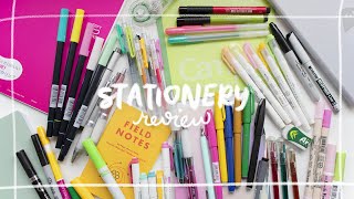 reviewing my entire stationery collection ⭐ the best amp worst school supplies [upl. by Aek]