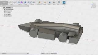 How to make a cad fusion 360 car for f1 in schoolsunder 10 minutes [upl. by Audris]