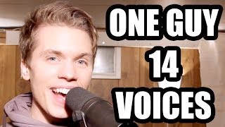 One Guy 14 Voices [upl. by Idur431]