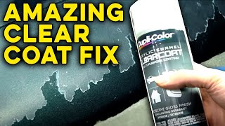 Can You Repair Badly Damaged and Peeling Clear Coat [upl. by Marjana]