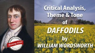 Daffodils by William Wordsworth Analysis and Explanation [upl. by Rusel]