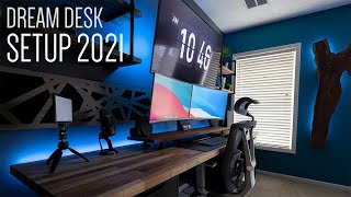 Ultimate Dream Desk Setup Build  8ft Desk  IKEA  Custom [upl. by Nwahsud]