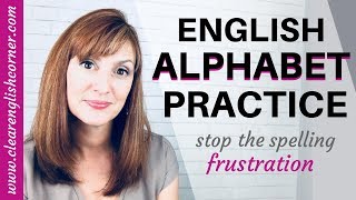 How to Say English Letters American English Alphabet Pronunciation [upl. by Rotman]