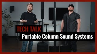 3 of the Top Portable Column Line Array Speaker Systems on Pro Acoustics Tech Talk Episode 8 [upl. by Main]