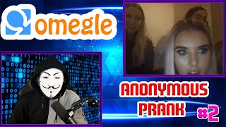 Anonymous Hacking into OMEGLE Video Prank  2  Funny Reactions [upl. by Magdalena]