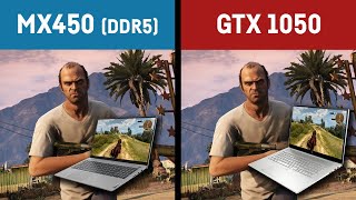 MX 450 vs GTX 1050 Laptop in 12 Games [upl. by Verge]