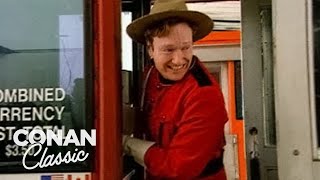 Conan Becomes A Canadian Mountie  Late Night with Conan O’Brien [upl. by Stormi554]