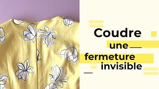 Tutoriel couture  la fermeture invisible [upl. by Nawek]