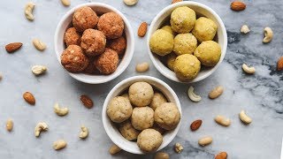 3 SAVORY Energy Balls  OntheGo Vegan Snack Ideas [upl. by Anire349]