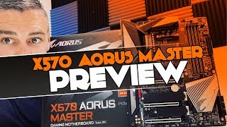 Gigabyte X570 AORUS Master Preview amp Unboxing [upl. by Nerua]