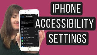 iPhone ACCESSIBILITY SETTINGS FOR THE BLIND AND VISUALLY IMPAIRED [upl. by Ailemap117]