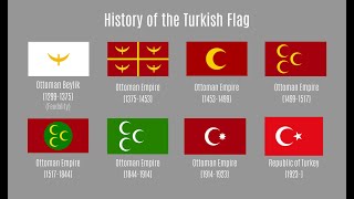 Ottoman empire flags history completeDocumentary [upl. by Etnuaed15]