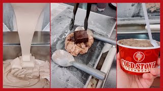 Making Cold Stone ice cream  Tiktok compilation [upl. by Natica]