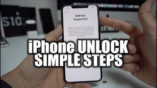 iPhone Unlock SIM Instructions  Simple Steps [upl. by Teddi]