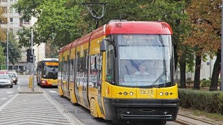 Tramwaje w Warszawie Trams in Warsaw  ワルシャワのトラム [upl. by Nelloc]