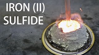 Making Iron II Sulfide [upl. by Acimad]