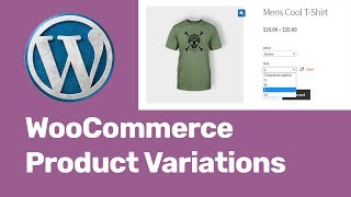 WooCommerce Product Variations Attributes Tutorial  Add Colors Size Image For Variable Products [upl. by Odlonyer]