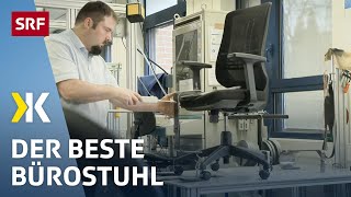 Bürostühle im Test Der richtige Stuhl fürs Homeoffice  2021  Kassensturz  SRF [upl. by Edana]