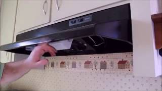 Installing New Range Hood Vent over Stove and Oven [upl. by Esilram]