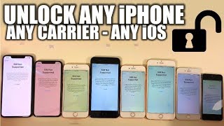 How To Unlock Any iPhone From Any Carrier In 1 Minute  XSXRX8765 [upl. by Henrique]