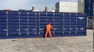 40ft High Cube Side Opening Containers​ [upl. by Ecissej]