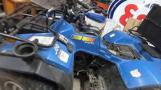 Suzuki King Quad 300 Vacuum Line Routing Schneids15 Tech Tip 1 [upl. by Tingley234]