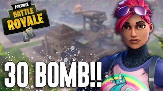 30 BOMB Fortnite Battle Royale Gameplay  Ninja [upl. by Lertnom]