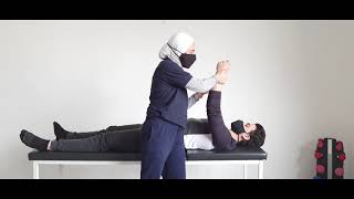 Supine Shoulder Flexion AROM – Poststroke Exercise [upl. by Yknarf467]