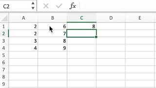 How to add two columns in Excel [upl. by Darcie]