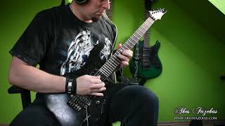 Symphony X  Domination guitar solo cover [upl. by Anilrats]