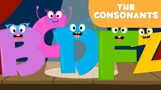 My First Letters  Consonants For Kids [upl. by Grogan]