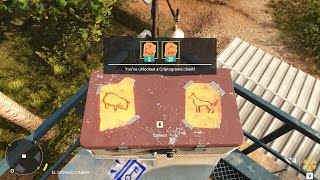 FarCry 6  CriptoGrama Chest amp Chart Location  Number  3 amp 22  Rioter Boots MK II [upl. by Bucella]