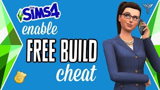 How to Use the FREE BUILD CHEAT in The Sims 4 🏡 [upl. by Yecam]