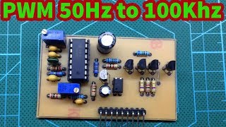 Module PWM SG3525 50Hz to 100Khz [upl. by Yeleen803]