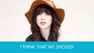 Carly Rae Jepsen quotCuriosityquot Lyric Video [upl. by Zetnom]