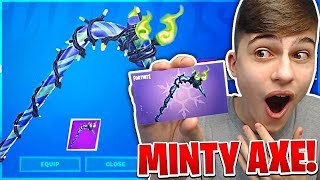 I Got MINTY PICKAXE in Fortnite Battle Royale How To Get Secret Pickaxe [upl. by Suoirtemed597]