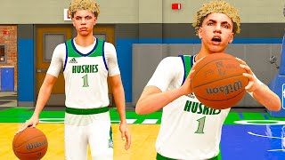 LAMELO BALL RETURNS TO CHINO HILLS IN HIGH SCHOOL HOOPS 2K22 [upl. by Kim]