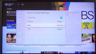 How to Turn Samsung TV Voice Guide On amp Off [upl. by Bergin]