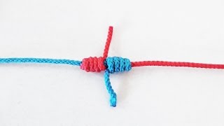 Fishing Knots How To Tie A Blood Knot [upl. by Woodall]