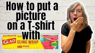 Find Out If Using Cling Wrap To Iron On Graphics Really Works [upl. by Einama782]