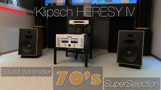 Klipsch HERESY IV  70s SuperSelection [upl. by Omle]