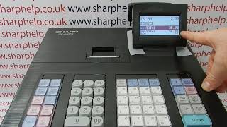 How To Use The Sharp XEA207  XEA207B  XEA207W Cash Register [upl. by Westberg]