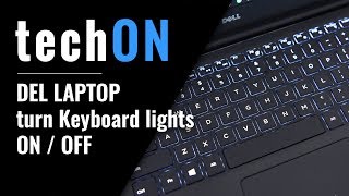 Solved How to turn On and Off keyboad lights on Dell Notebook XPS [upl. by Ketchan]