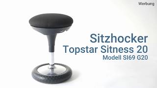 Ergonomischer Bürohocker Test  Topstar Sitness 20  Testbericht [upl. by Avis]