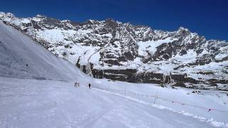 IT  BreuilCervinia  Ventina ski run [upl. by Kissiah]