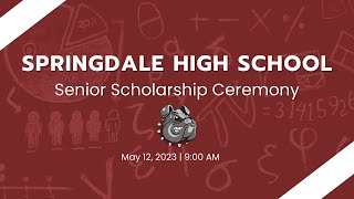 Springdale High School  Senior Scholarship Ceremony [upl. by Nirro984]