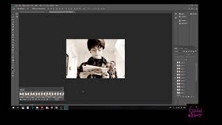 Adding a GIF to an Image in Photoshop [upl. by Nosnehpets325]