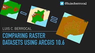 Comparing Raster datasets using ArcGIS 106 [upl. by Rafaela]